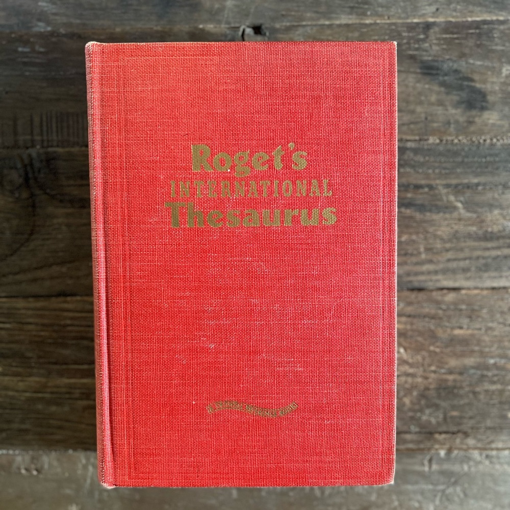 Roget’s International Thesaurus | Vintage | Library | Office